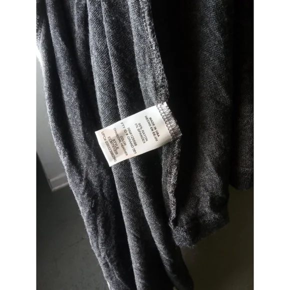 Women's Charcoal Long Cardigan M - Picture 4 of 4